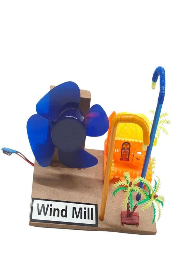 ESPtronics مجموعة ESPtronics الجاهزة للتجميع، طاحونة هوائية، لوحة شمسية، خلية، تجربة علمية، 6 فولت، نموذج عملي، مشروع، ألعاب للأطفال في المدرسة (طاحونة هوائية جاهزة) - Image 4